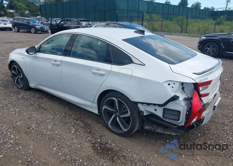 2022 Honda Accord Hybrid Sport из США, поврежденный, VIN 1HGCV3F27NA043035